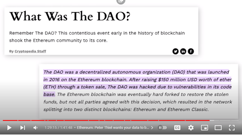 “What Was The DAO?”, Cryptopedia, 16 MAR 2022